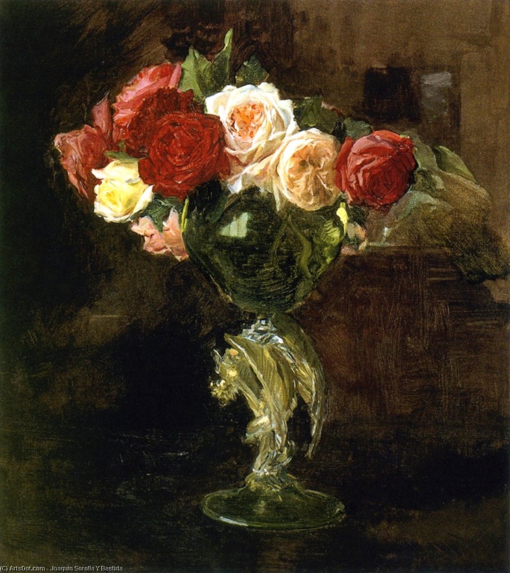 WikiOO.org - Güzel Sanatlar Ansiklopedisi - Resim, Resimler Joaquin Sorolla Y Bastida - Roses