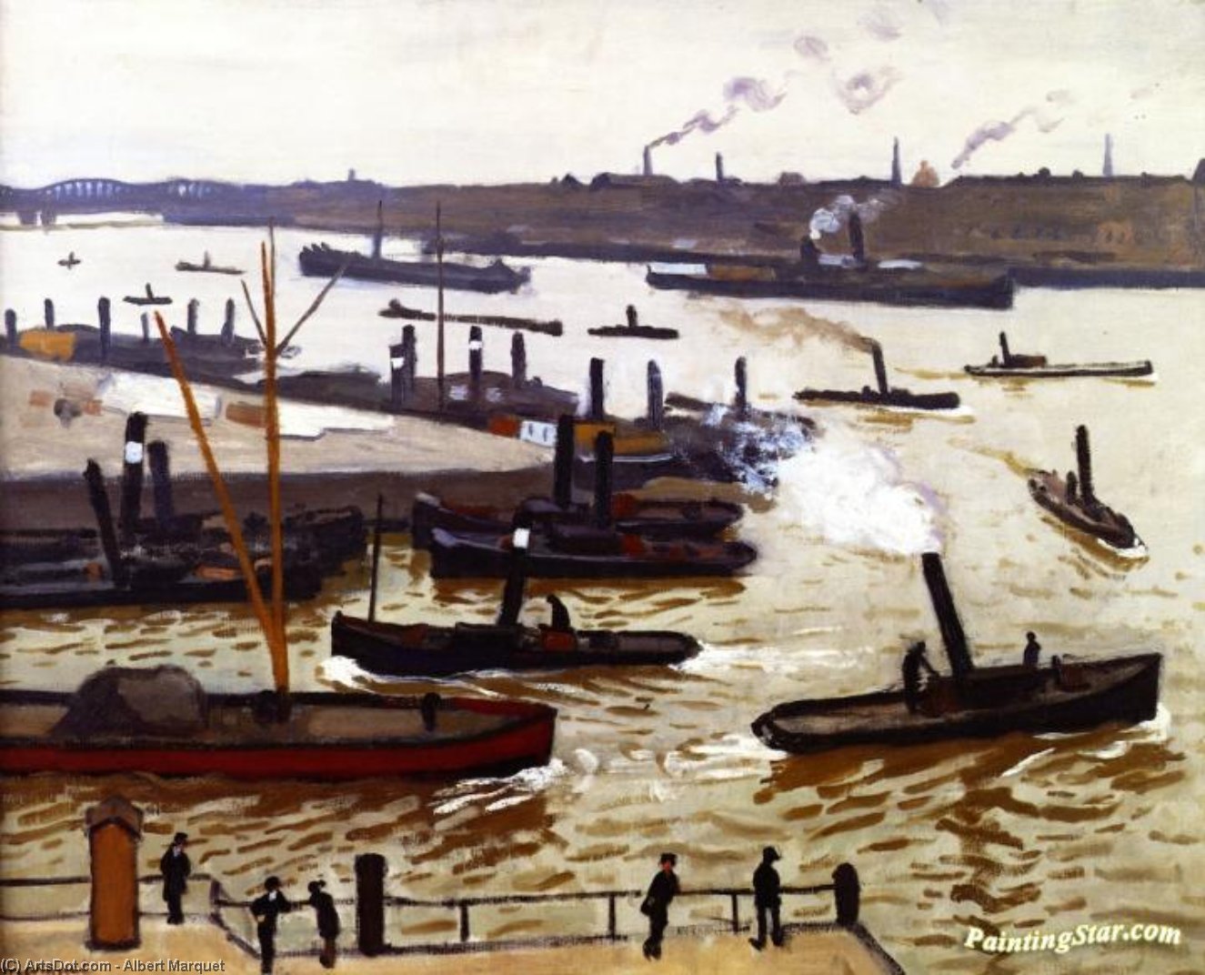 Wikioo.org - The Encyclopedia of Fine Arts - Painting, Artwork by Albert Marquet - Rotterdam