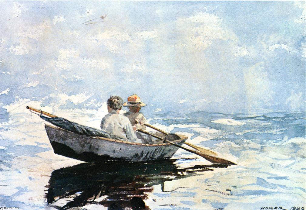 Wikioo.org - The Encyclopedia of Fine Arts - Painting, Artwork by Winslow Homer - Rowboat