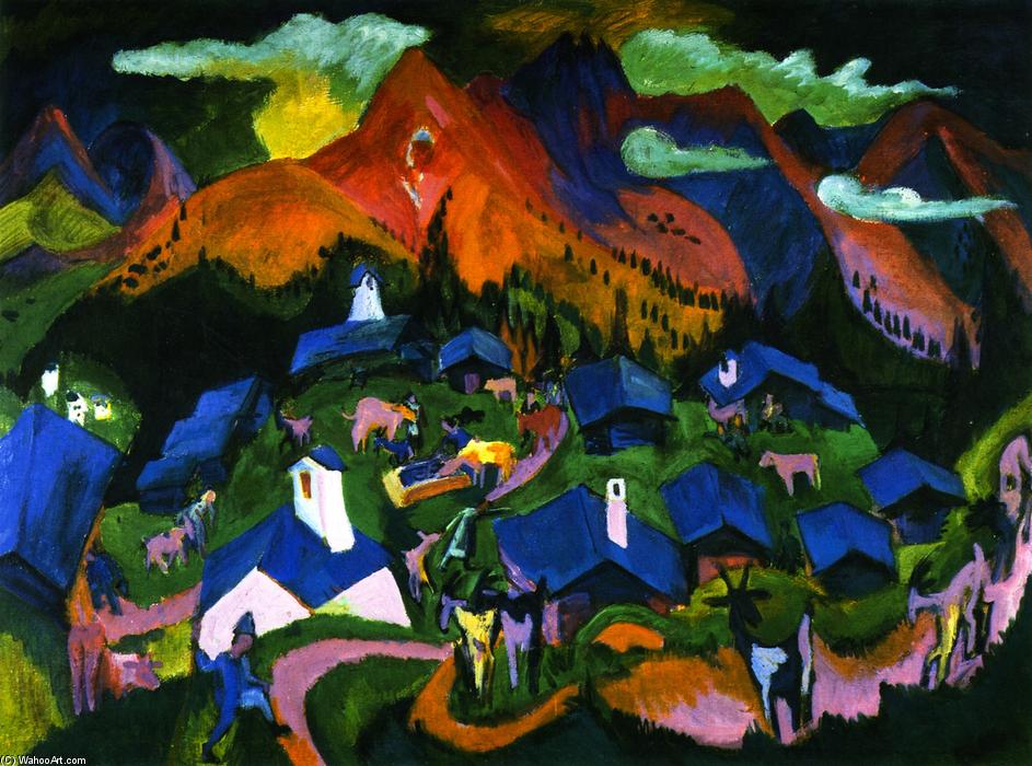 Wikioo.org - The Encyclopedia of Fine Arts - Painting, Artwork by Ernst Ludwig Kirchner - Rückkehr der Tiere