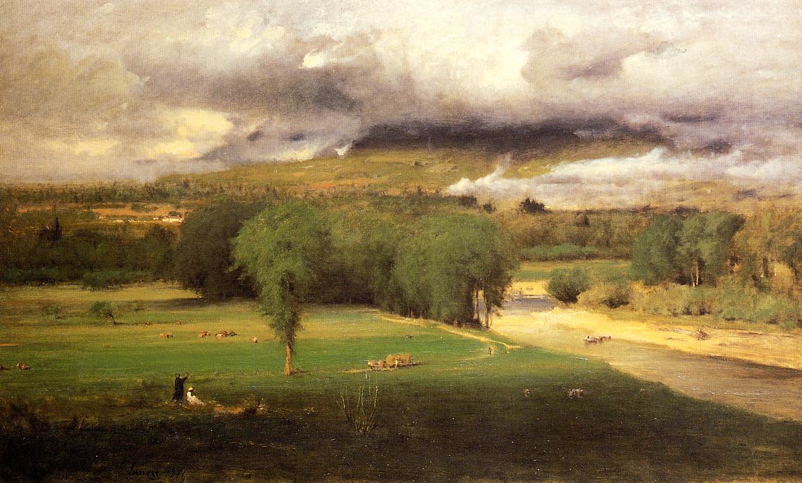 Wikioo.org - The Encyclopedia of Fine Arts - Painting, Artwork by George Inness - Sacco Ford: Conway Meadows