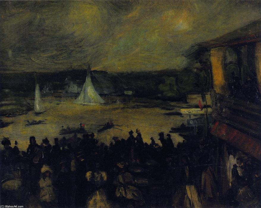 Wikioo.org - The Encyclopedia of Fine Arts - Painting, Artwork by William James Glackens - Sailing Boats - Paris