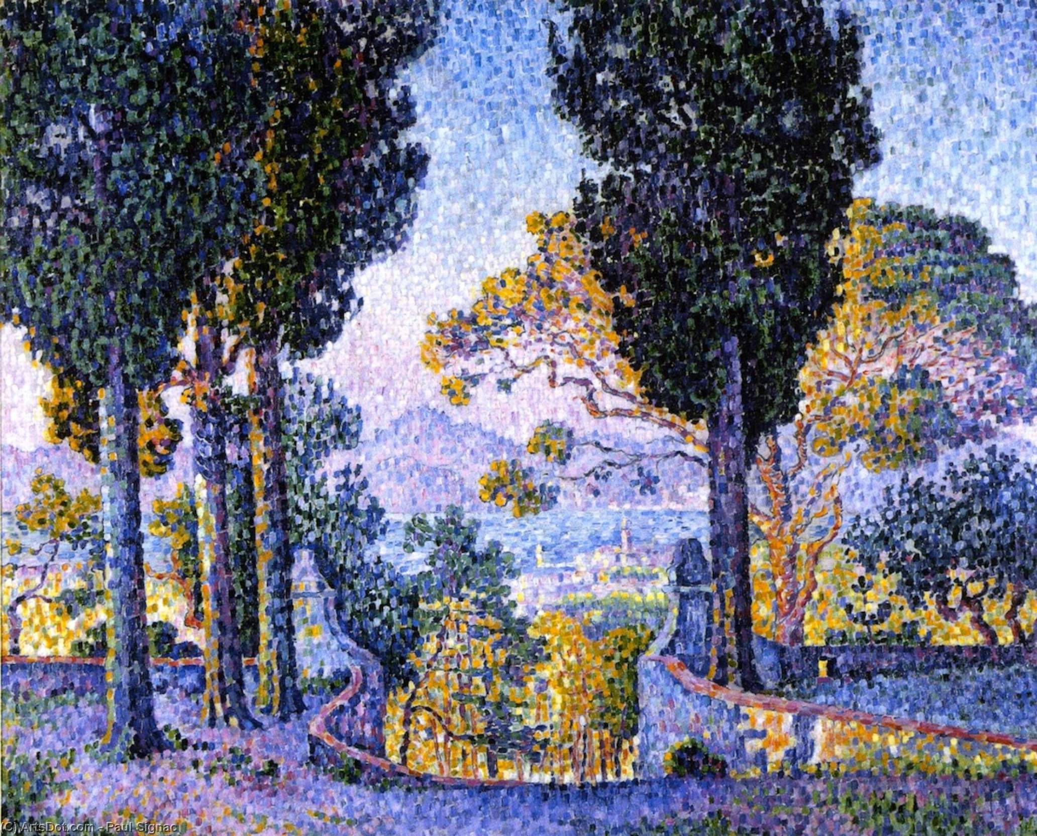 Wikioo.org - The Encyclopedia of Fine Arts - Painting, Artwork by Paul Signac - Saint-Anne (Saint-Tropez)