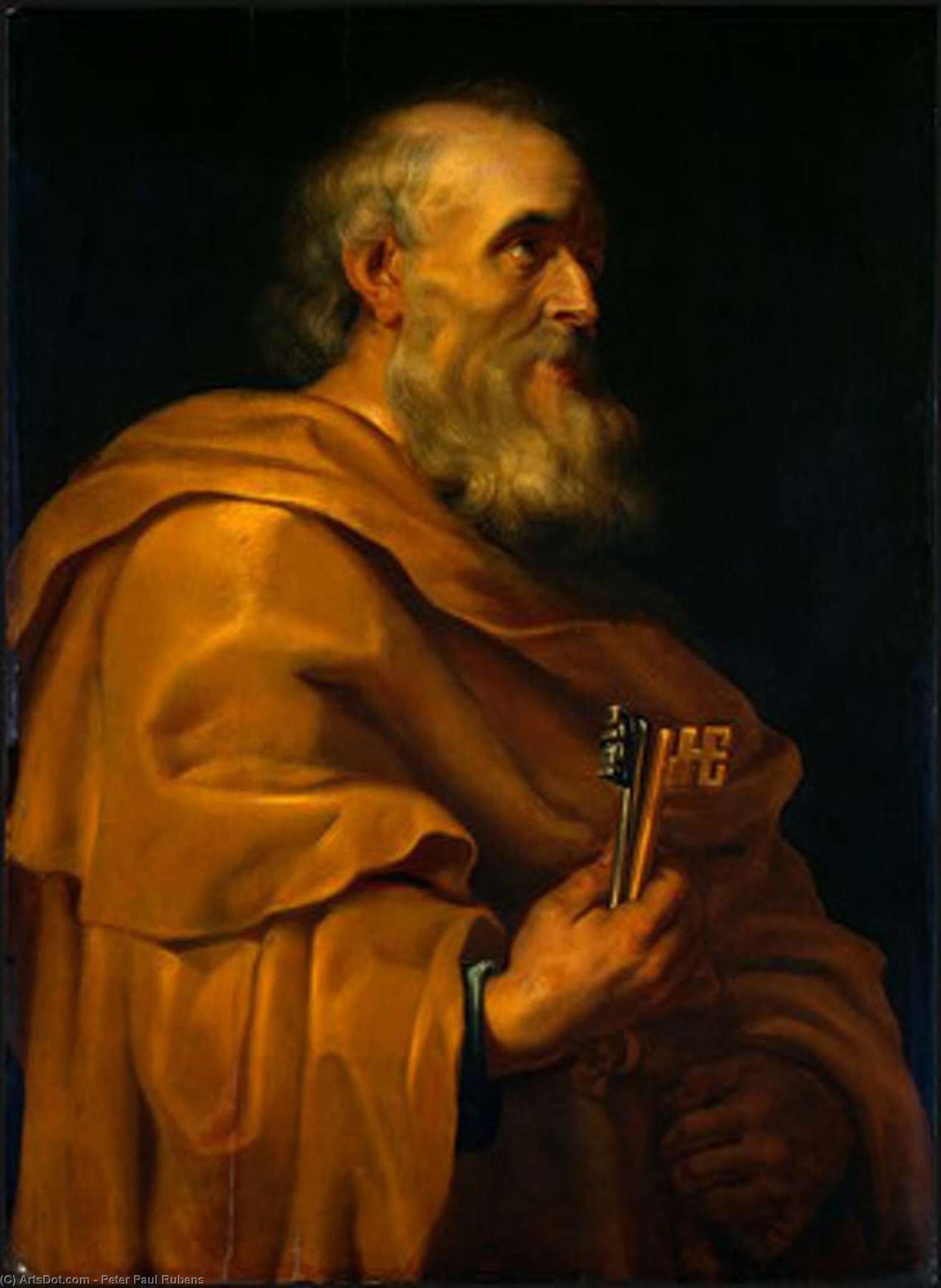 Wikioo.org - สารานุกรมวิจิตรศิลป์ - จิตรกรรม Peter Paul Rubens - Saint Peter