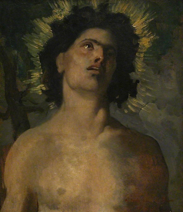 WikiOO.org - Encyclopedia of Fine Arts - Maľba, Artwork Pierre Puvis De Chavannes - Saint Sébastien