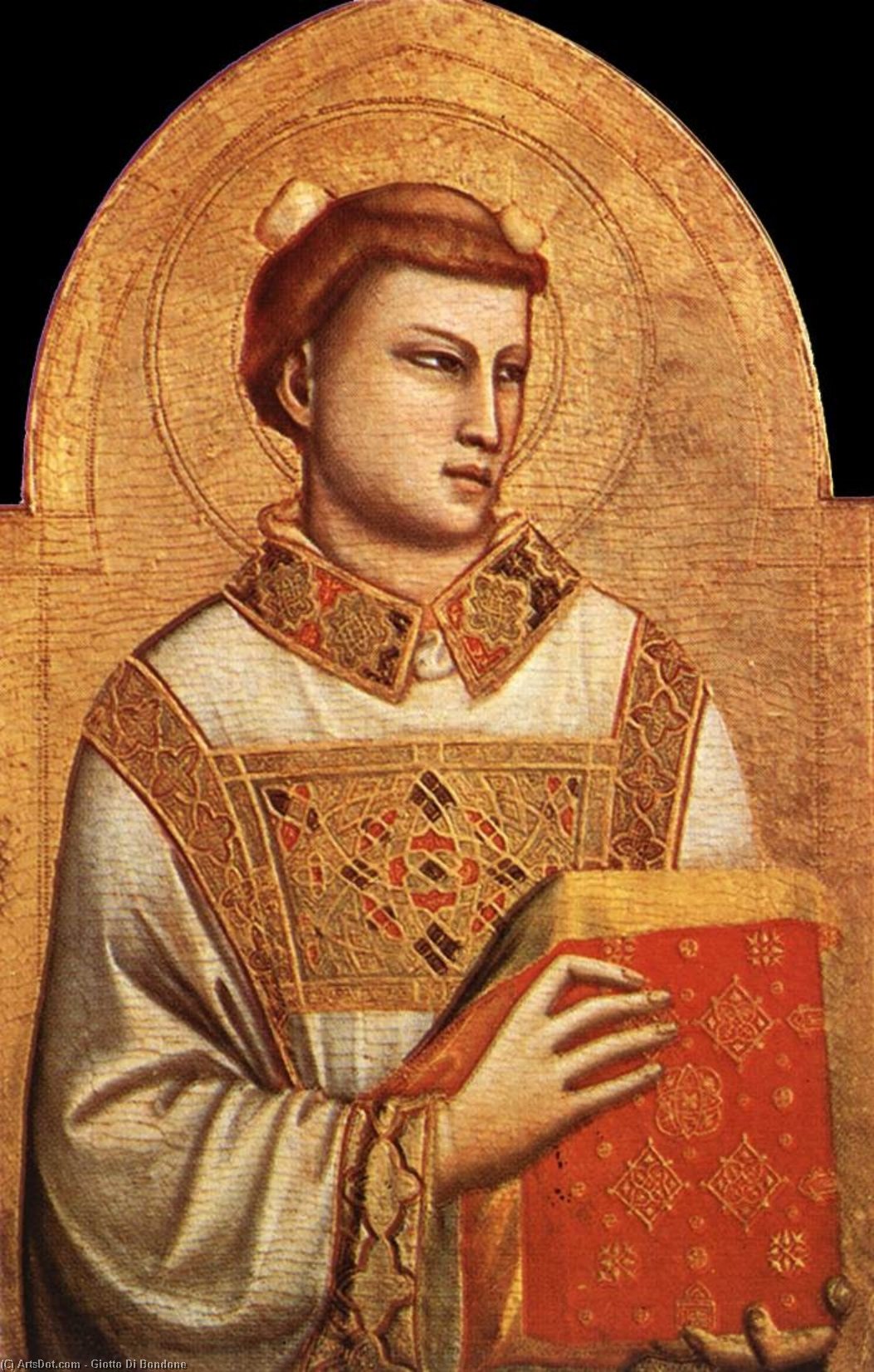 Wikioo.org - สารานุกรมวิจิตรศิลป์ - จิตรกรรม Giotto Di Bondone - Saint Stephen