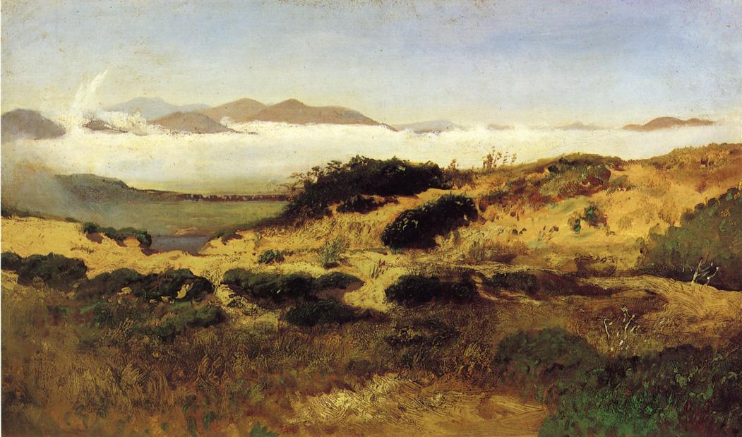 Wikioo.org - The Encyclopedia of Fine Arts - Painting, Artwork by William Keith - Sand Dunes and Fog, San Francisco