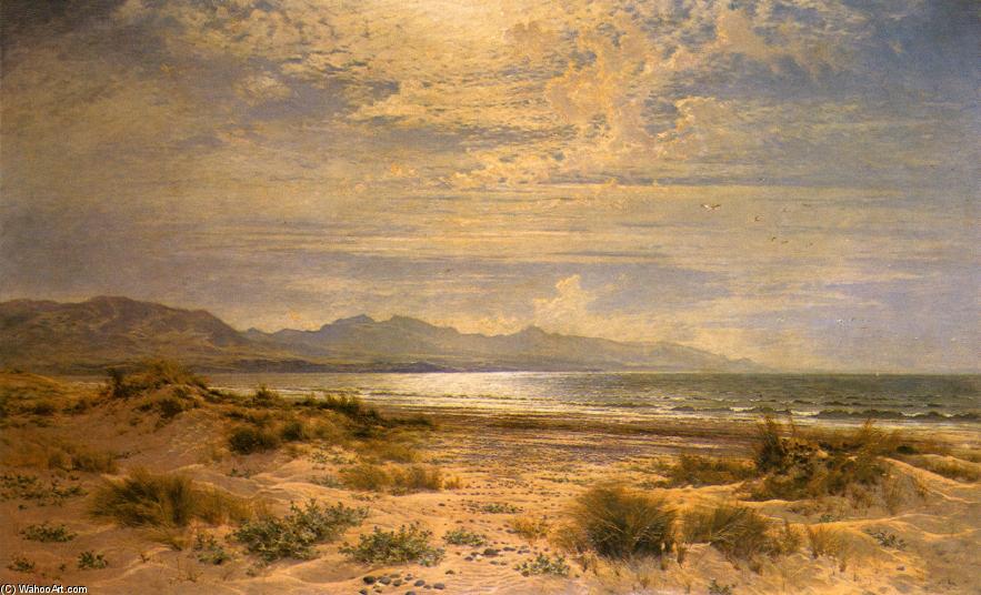 Wikioo.org - The Encyclopedia of Fine Arts - Painting, Artwork by Benjamin Williams Leader - The Sands of Aberdovey