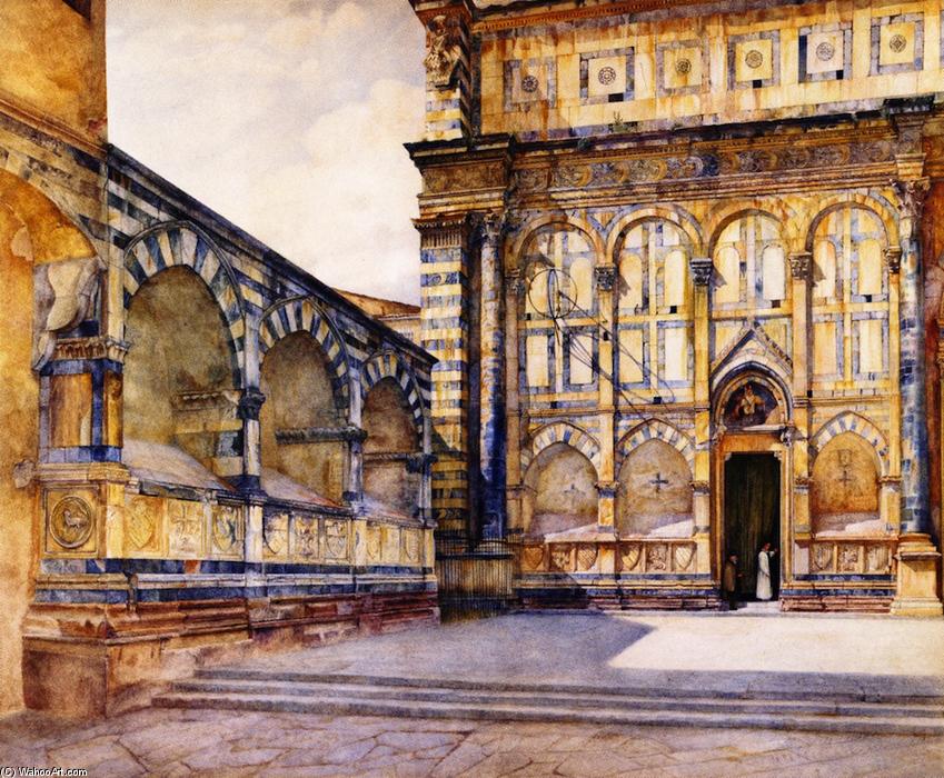 Wikioo.org - The Encyclopedia of Fine Arts - Painting, Artwork by Henry Roderick Newman - Santa Maria Novella, Florence, Italy
