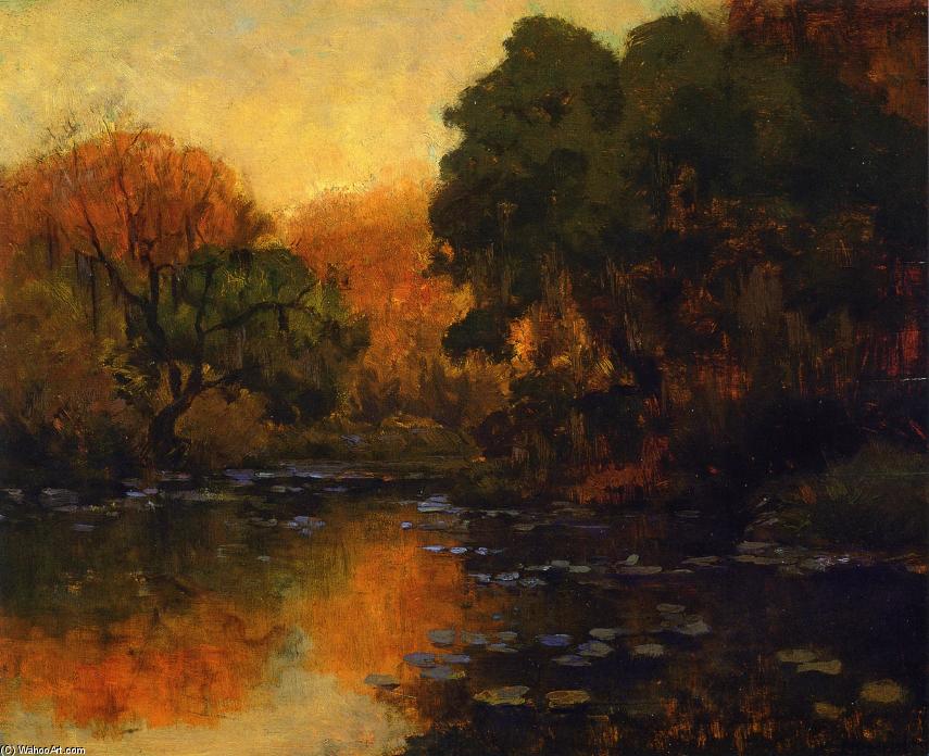 WikiOO.org - Encyclopedia of Fine Arts - Malba, Artwork Robert Julian Onderdonk - San Antonio River