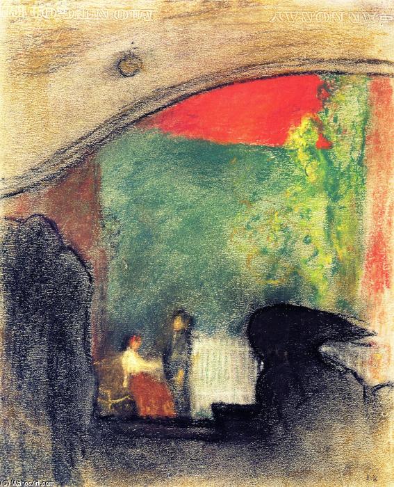 Wikioo.org - The Encyclopedia of Fine Arts - Painting, Artwork by Jean Edouard Vuillard - Scene from a Play by Ibsen
