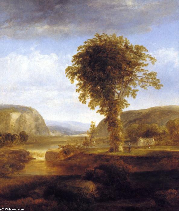 Wikioo.org - The Encyclopedia of Fine Arts - Painting, Artwork by Thomas Doughty - Scenery in the Catskills