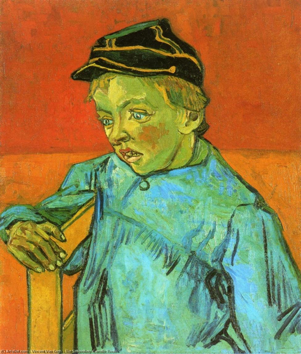 Wikioo.org – L'Encyclopédie des Beaux Arts - Peinture, Oeuvre de Vincent Van Gogh - le colier ( camille roulin )