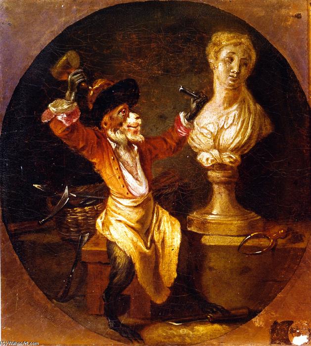 WikiOO.org – 美術百科全書 - 繪畫，作品 Jean Antoine Watteau - 雕塑