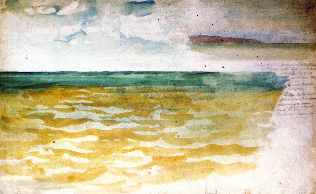 WikiOO.org - Enciclopédia das Belas Artes - Pintura, Arte por Eugène Delacroix - Seascape