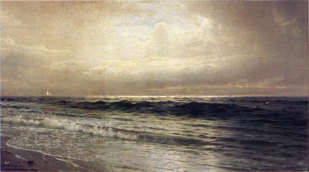 Wikioo.org - The Encyclopedia of Fine Arts - Painting, Artwork by William Trost Richards - Seascape (11)