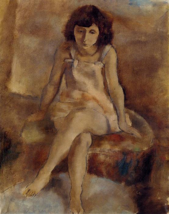 WikiOO.org - Εγκυκλοπαίδεια Καλών Τεχνών - Ζωγραφική, έργα τέχνης Julius Mordecai Pincas - Seated Woman