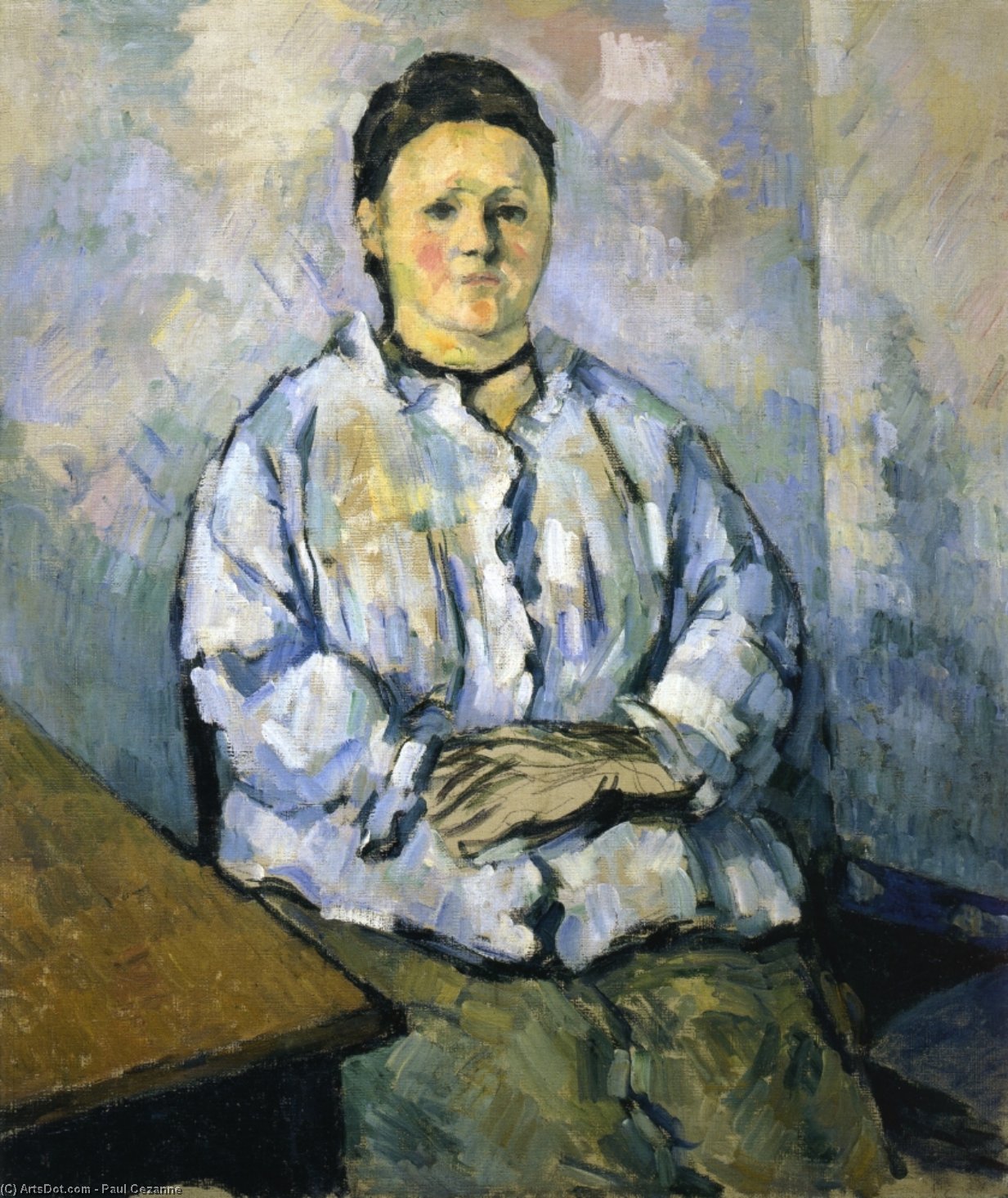 Wikioo.org - The Encyclopedia of Fine Arts - Painting, Artwork by Paul Cezanne - Seated Woman