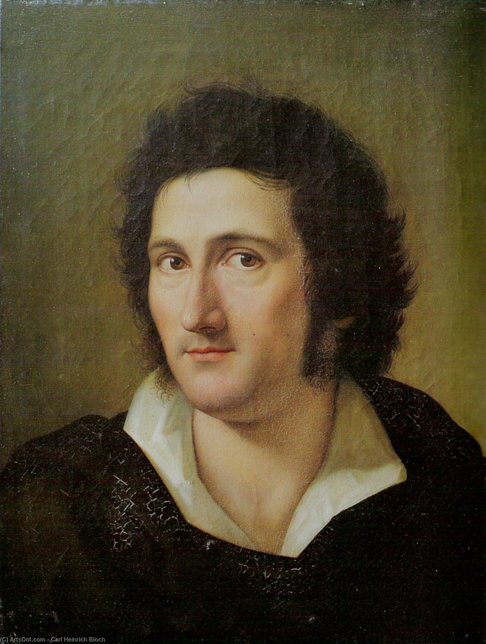 WikiOO.org - Encyclopedia of Fine Arts - Maleri, Artwork Carl Heinrich Bloch - Self Portrait