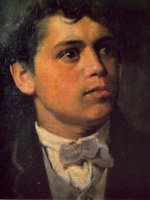 WikiOO.org - Encyclopedia of Fine Arts - Målning, konstverk Giovanni Segantini - Self portrait