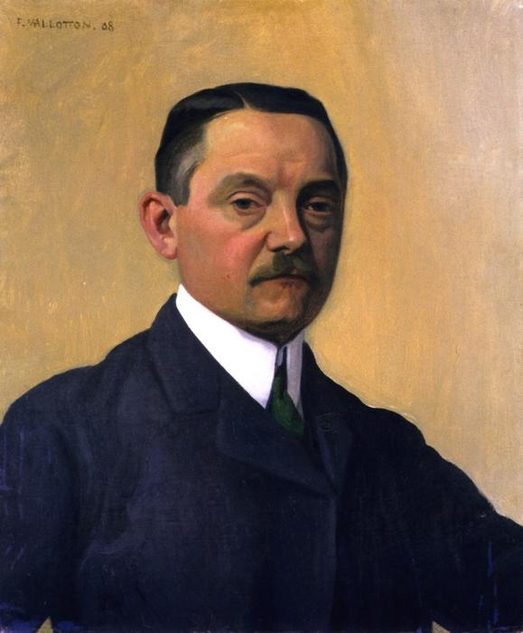 WikiOO.org - Encyclopedia of Fine Arts - Lukisan, Artwork Felix Vallotton - Self-Portrait