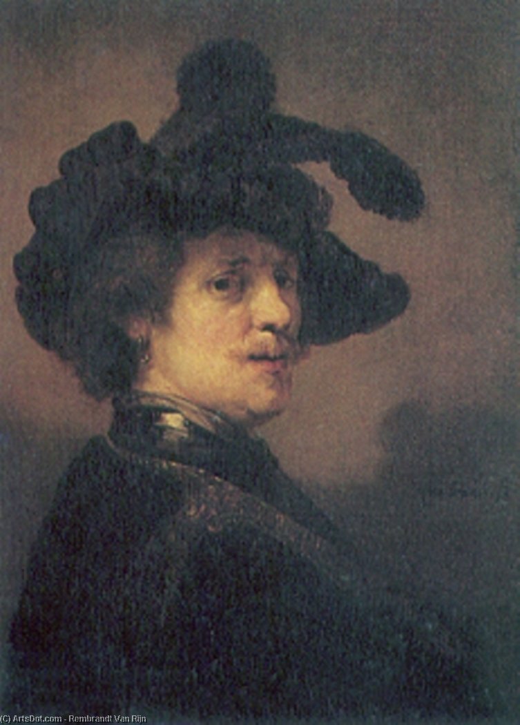 Wikioo.org - Die Enzyklopädie bildender Kunst - Malerei, Kunstwerk von Rembrandt Van Rijn - selbstporträt