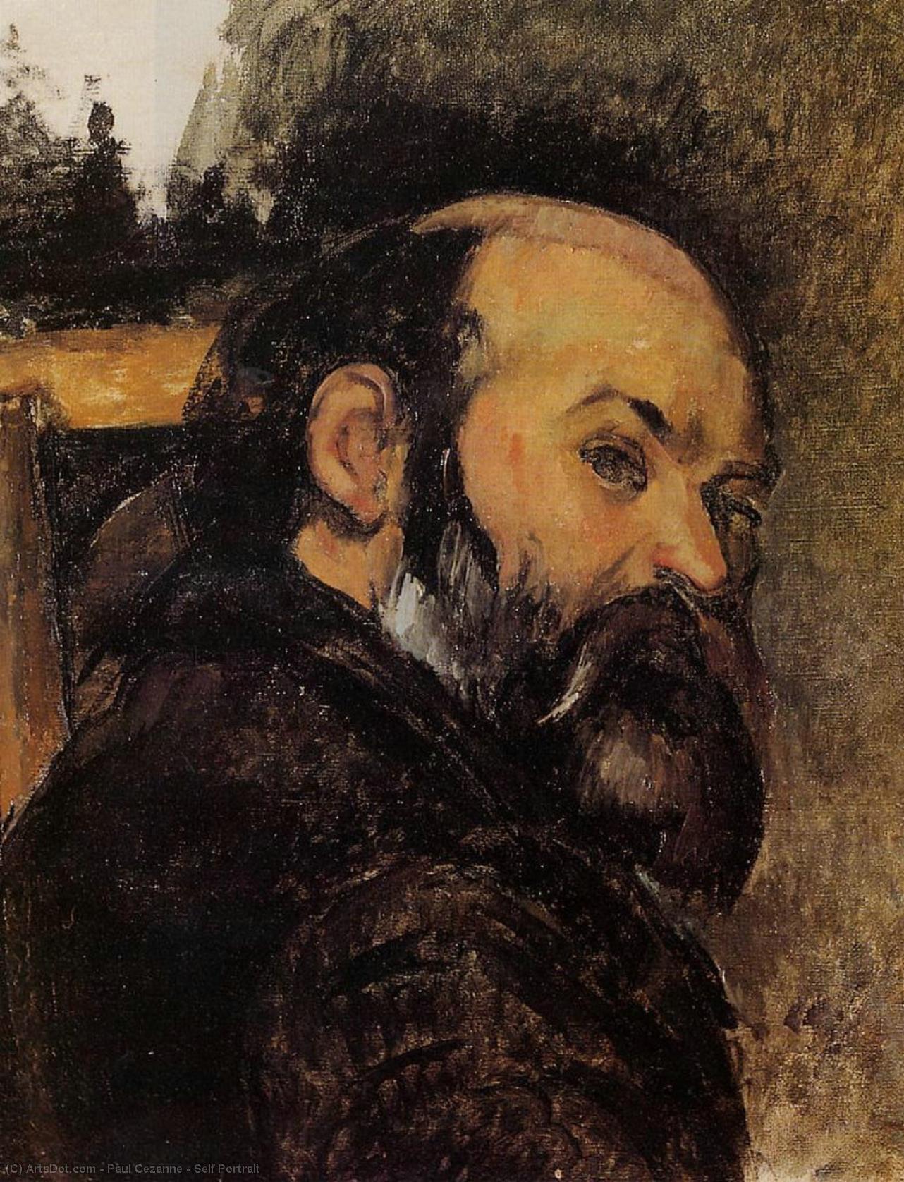 WikiOO.org - Encyclopedia of Fine Arts - Maleri, Artwork Paul Cezanne - Self Portrait