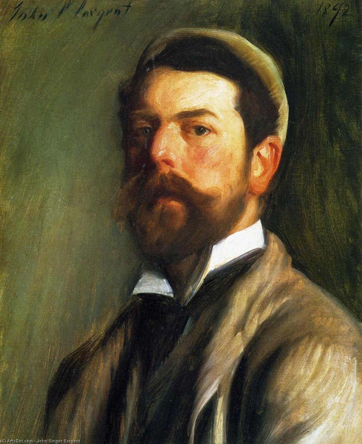 WikiOO.org - Енциклопедия за изящни изкуства - Живопис, Произведения на изкуството John Singer Sargent - Self-Portrait