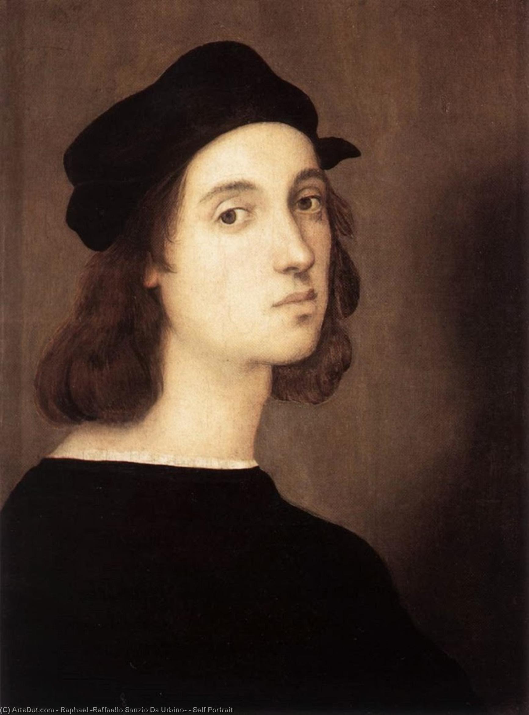 WikiOO.org - Enciclopédia das Belas Artes - Pintura, Arte por Raphael (Raffaello Sanzio Da Urbino) - Self Portrait