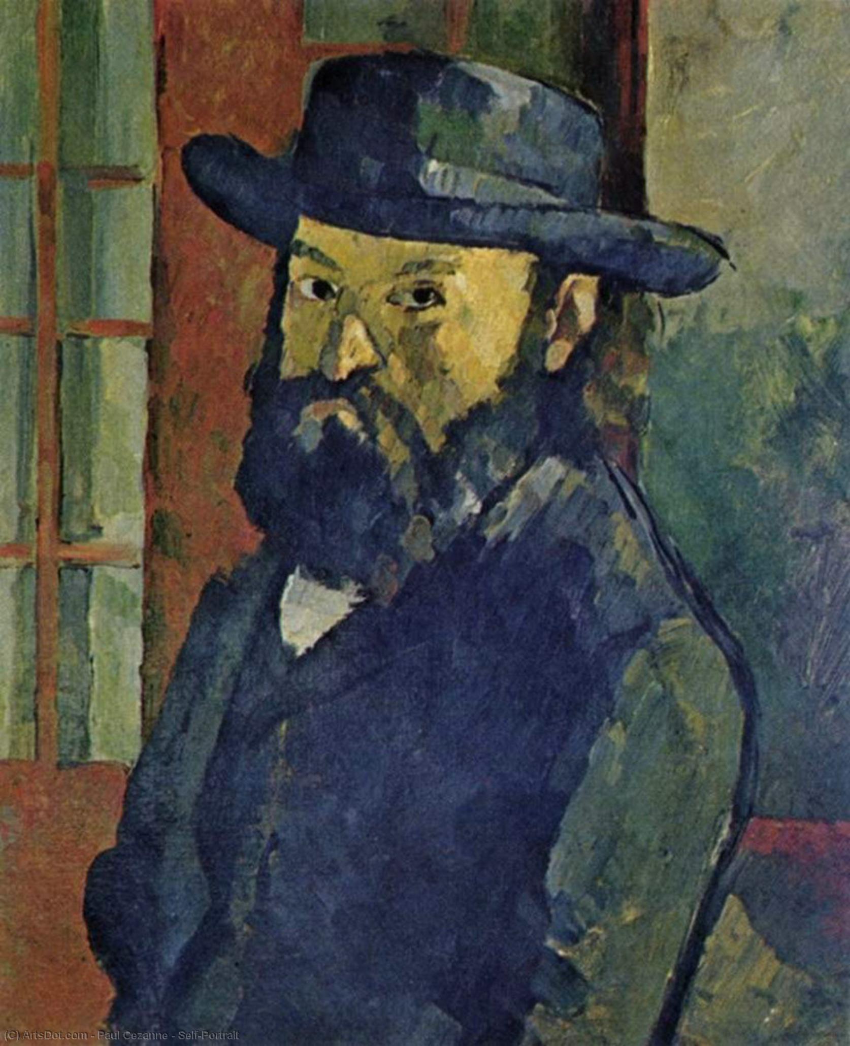 WikiOO.org - Encyclopedia of Fine Arts - Lukisan, Artwork Paul Cezanne - Self-Portrait