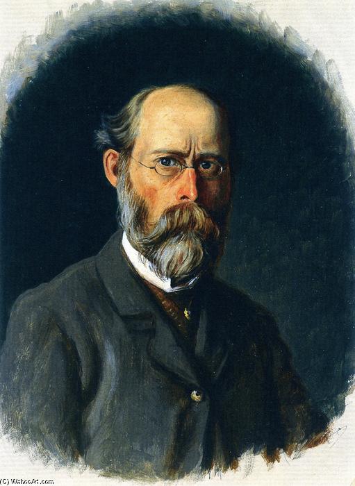 Wikioo.org - The Encyclopedia of Fine Arts - Painting, Artwork by William George Richardson Hind - Self Portrait