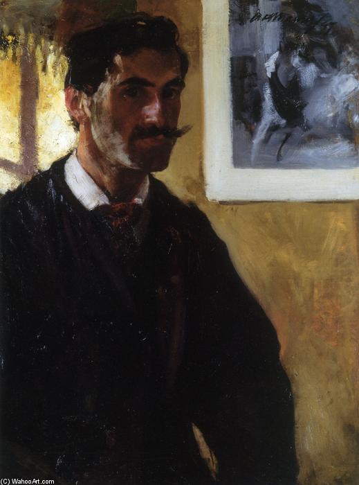 WikiOO.org - אנציקלופדיה לאמנויות יפות - ציור, יצירות אמנות Alfred Henry Maurer - Self Portrait