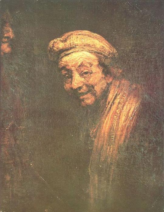 Wikoo.org - موسوعة الفنون الجميلة - اللوحة، العمل الفني Rembrandt Van Rijn - Self Portrait (13)