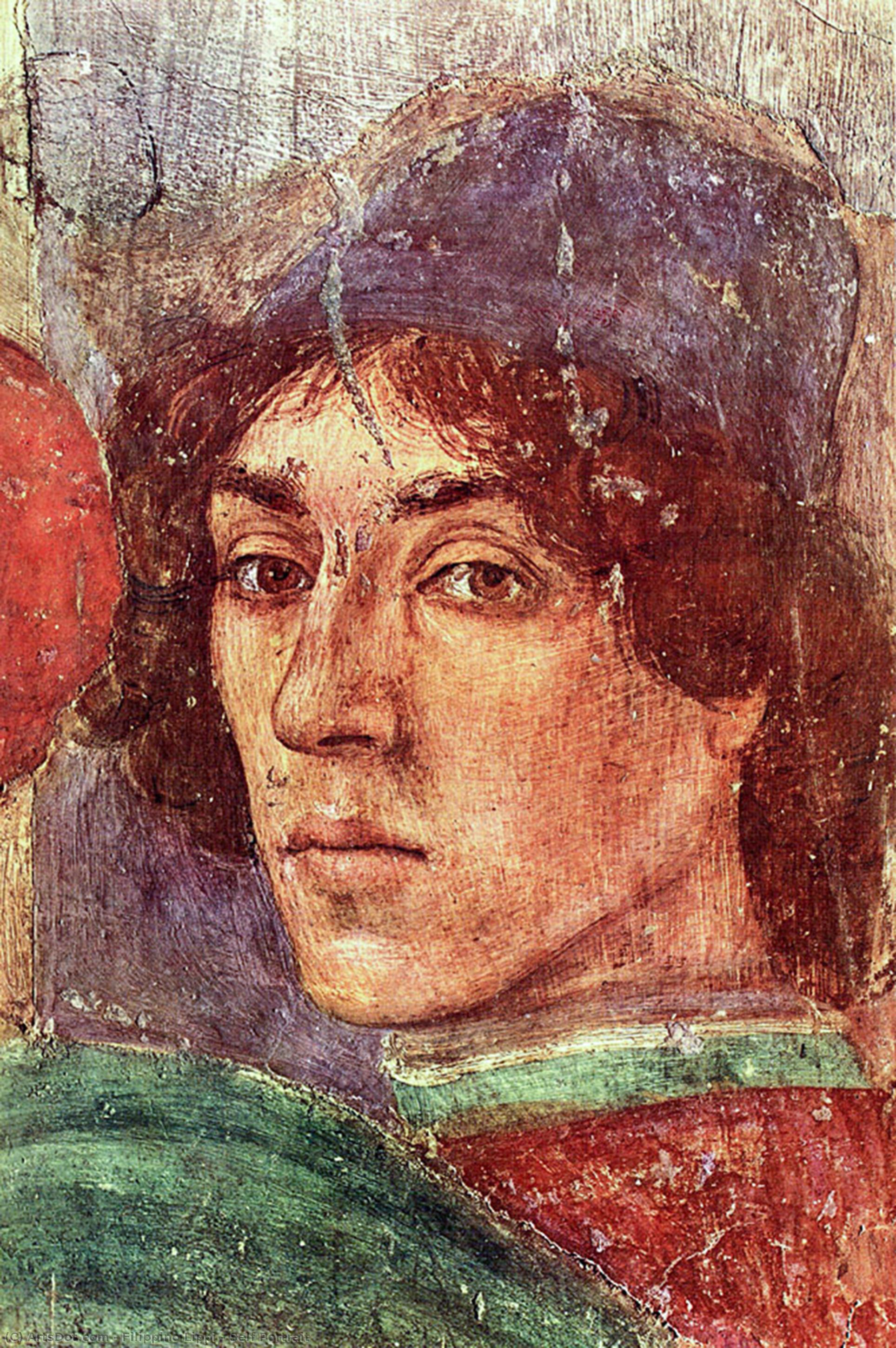 Wikioo.org – L'Enciclopedia delle Belle Arti - Pittura, Opere di Filippino Lippi - autoritratto