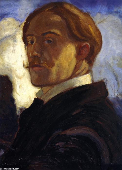WikiOO.org - Enciclopédia das Belas Artes - Pintura, Arte por Charles Edward Conder - Self Portrait