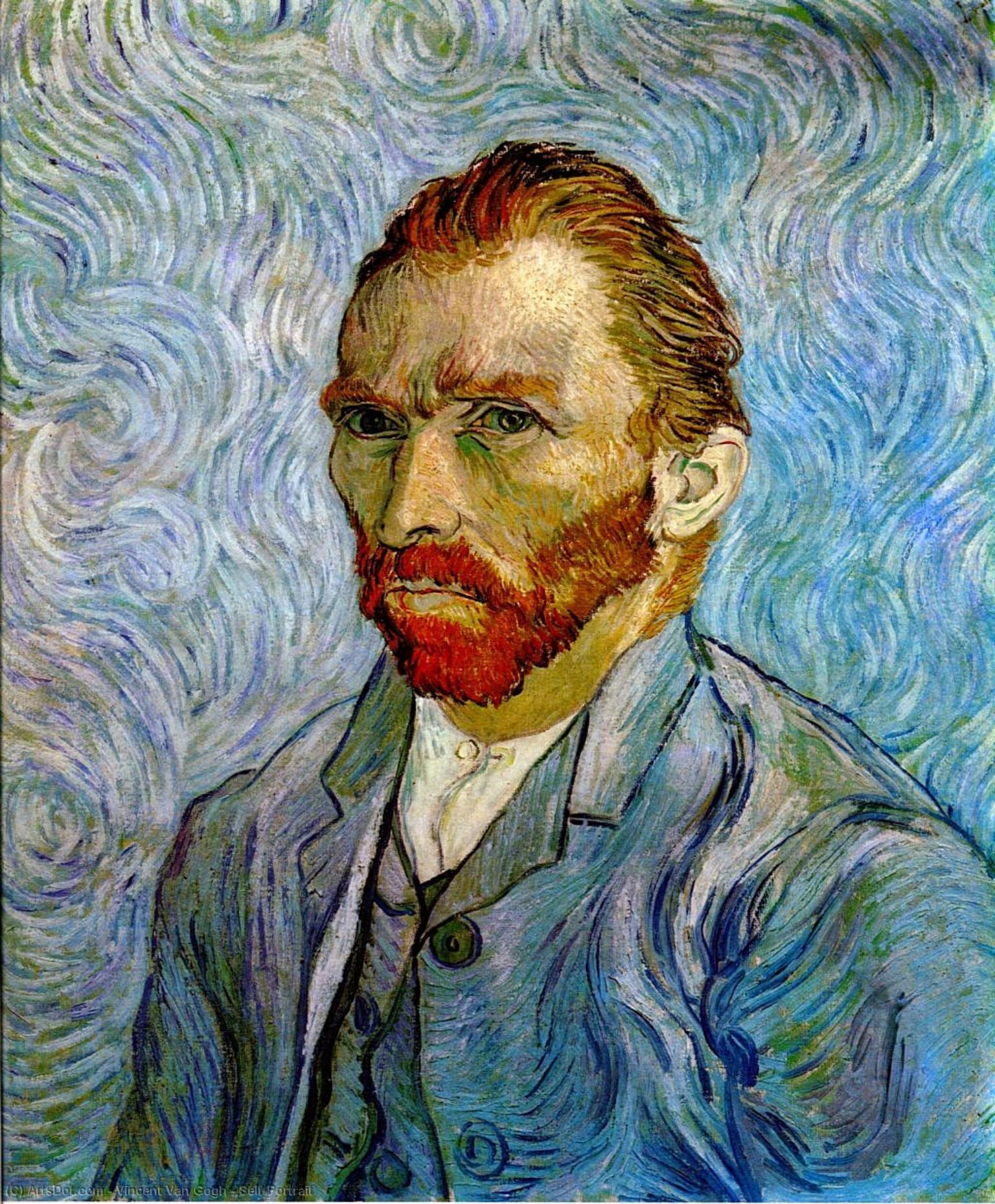 WikiOO.org – 美術百科全書 - 繪畫，作品 Vincent Van Gogh - 自画像