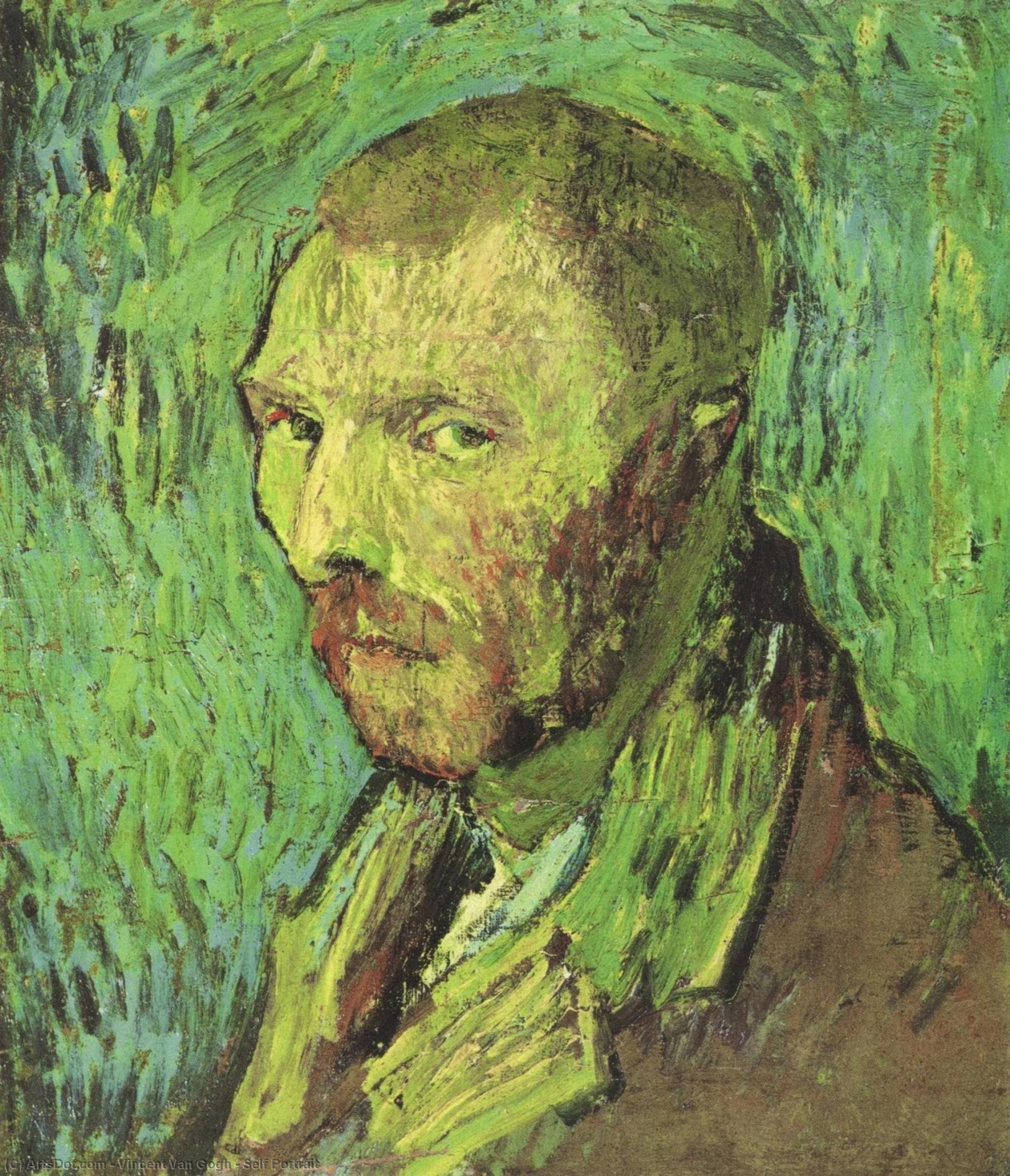 Wikioo.org – La Enciclopedia de las Bellas Artes - Pintura, Obras de arte de Vincent Van Gogh - retrato del uno mismo