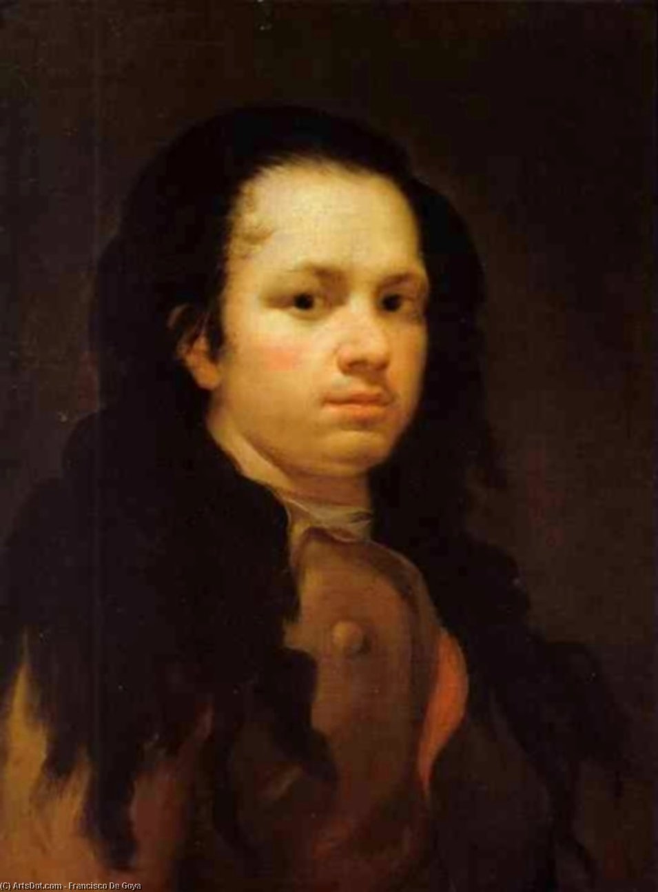 WikiOO.org - Güzel Sanatlar Ansiklopedisi - Resim, Resimler Francisco De Goya - Self-portrait