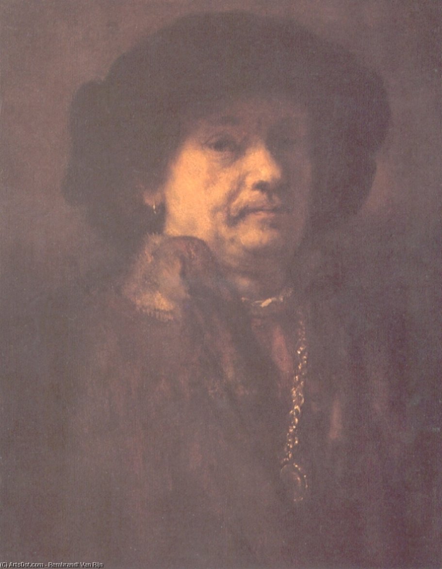 Wikioo.org - The Encyclopedia of Fine Arts - Painting, Artwork by Rembrandt Van Rijn - Self Portrait (19)