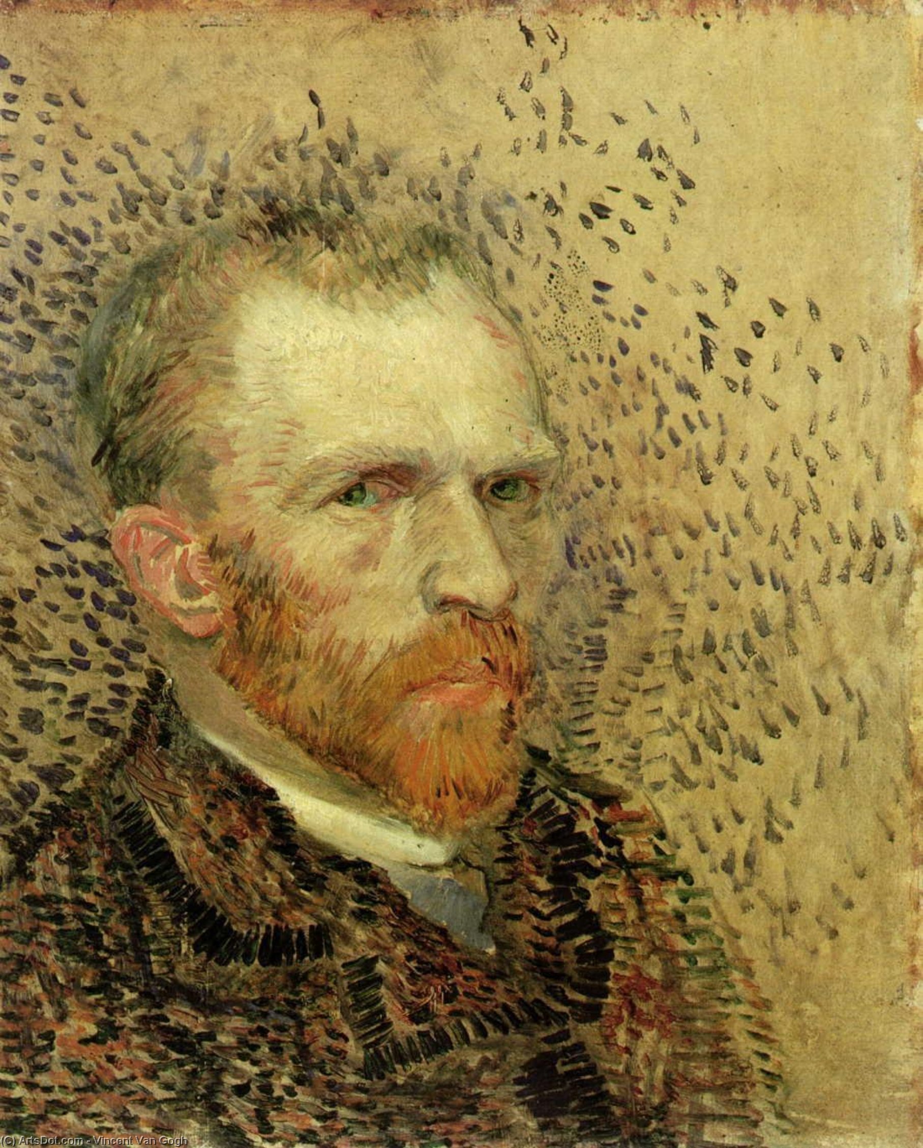 Wikioo.org – La Enciclopedia de las Bellas Artes - Pintura, Obras de arte de Vincent Van Gogh - autorretrato