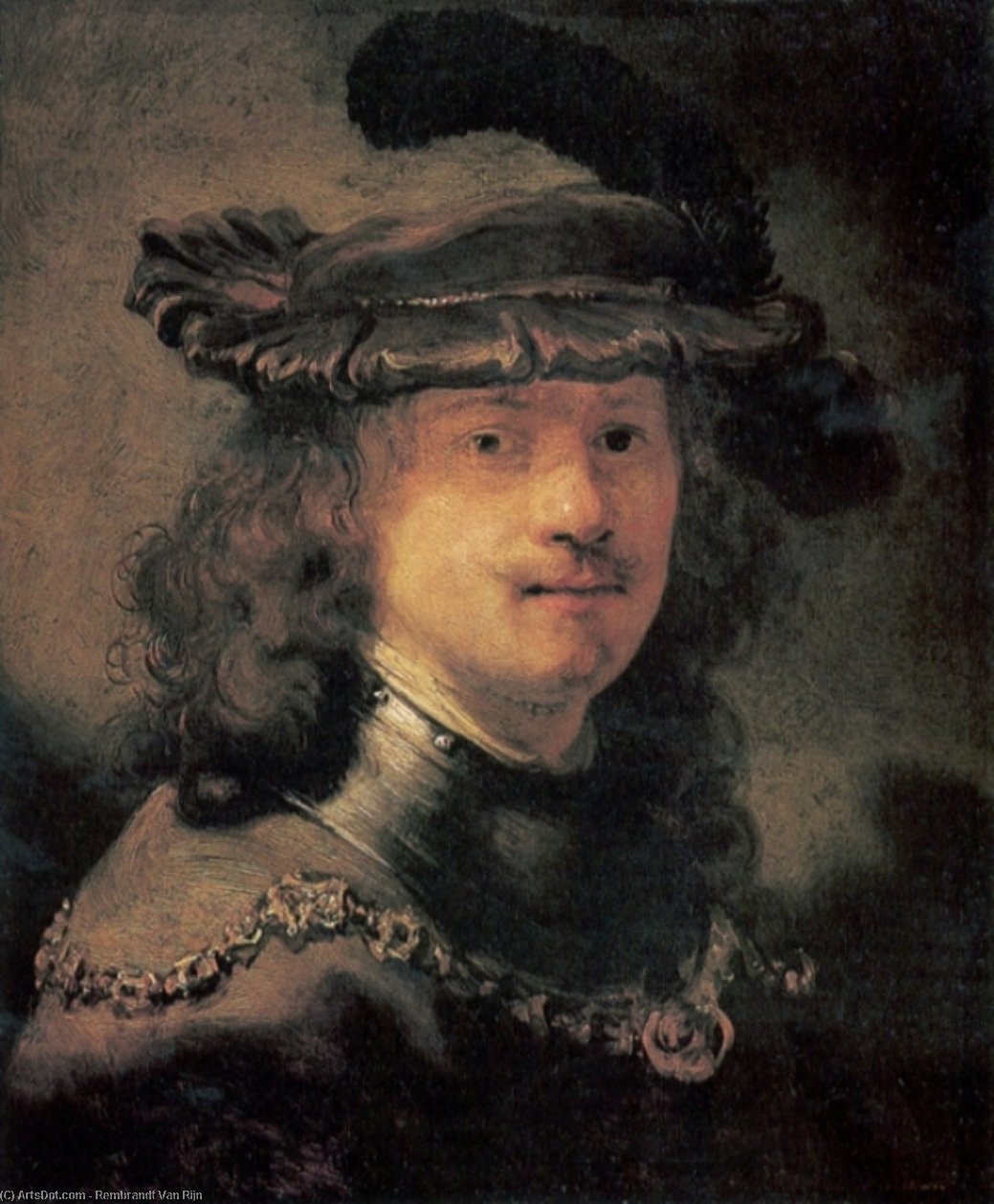 Wikioo.org – L'Enciclopedia delle Belle Arti - Pittura, Opere di Rembrandt Van Rijn - autoritratto 24