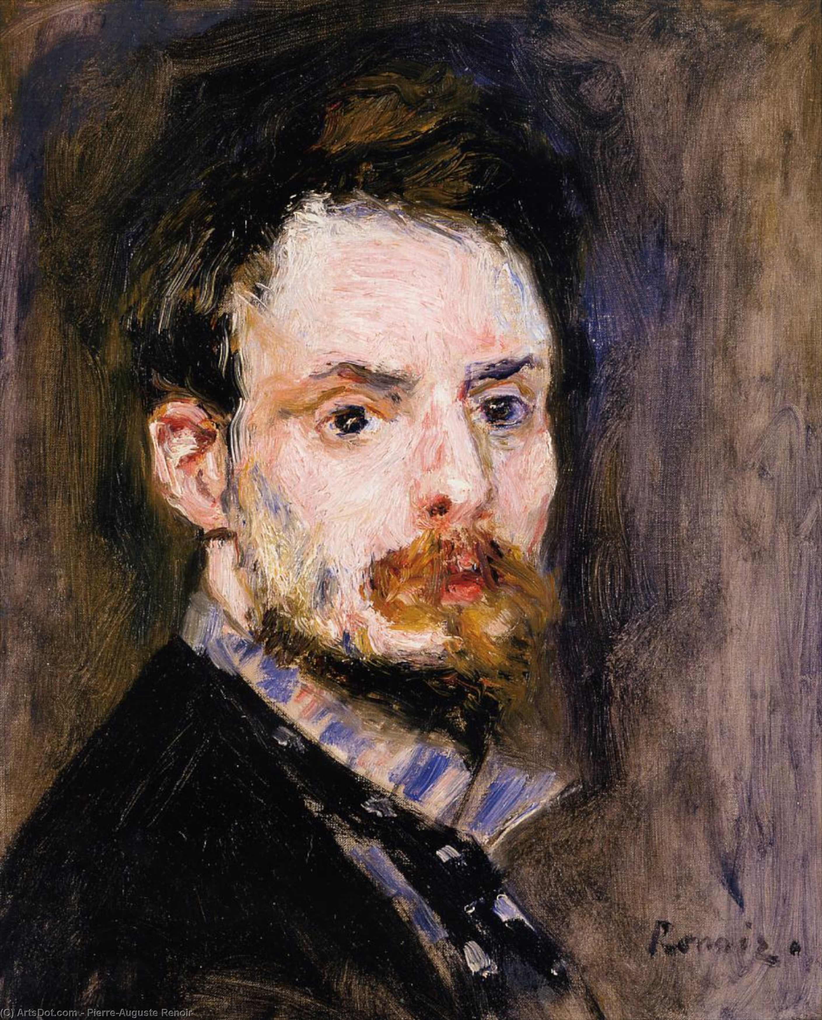 Wikioo.org - สารานุกรมวิจิตรศิลป์ - จิตรกรรม Pierre-Auguste Renoir - Self Portrait