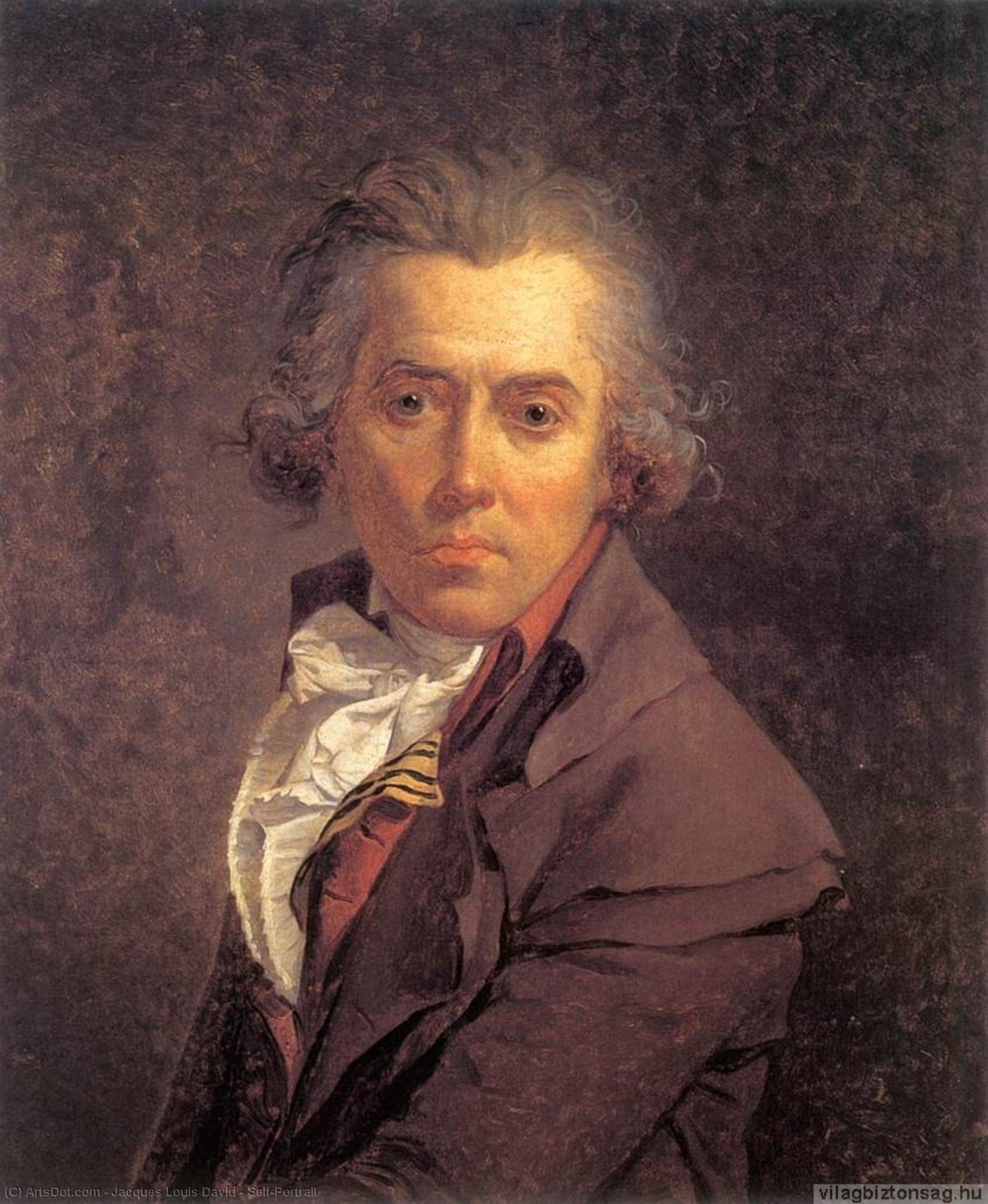 Wikioo.org – L'Enciclopedia delle Belle Arti - Pittura, Opere di Jacques Louis David - Auto Ritratto