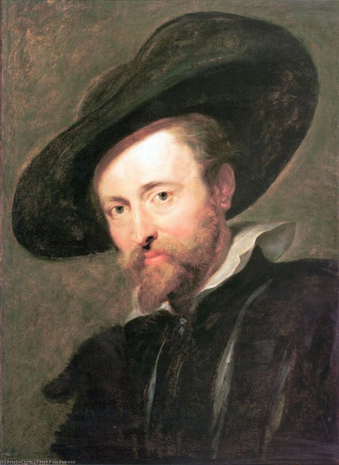Wikioo.org - The Encyclopedia of Fine Arts - Painting, Artwork by Peter Paul Rubens - Self Portrait