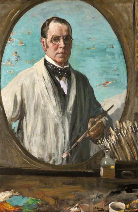 Wikioo.org - The Encyclopedia of Fine Arts - Painting, Artwork by John Lavery - Self Portrait