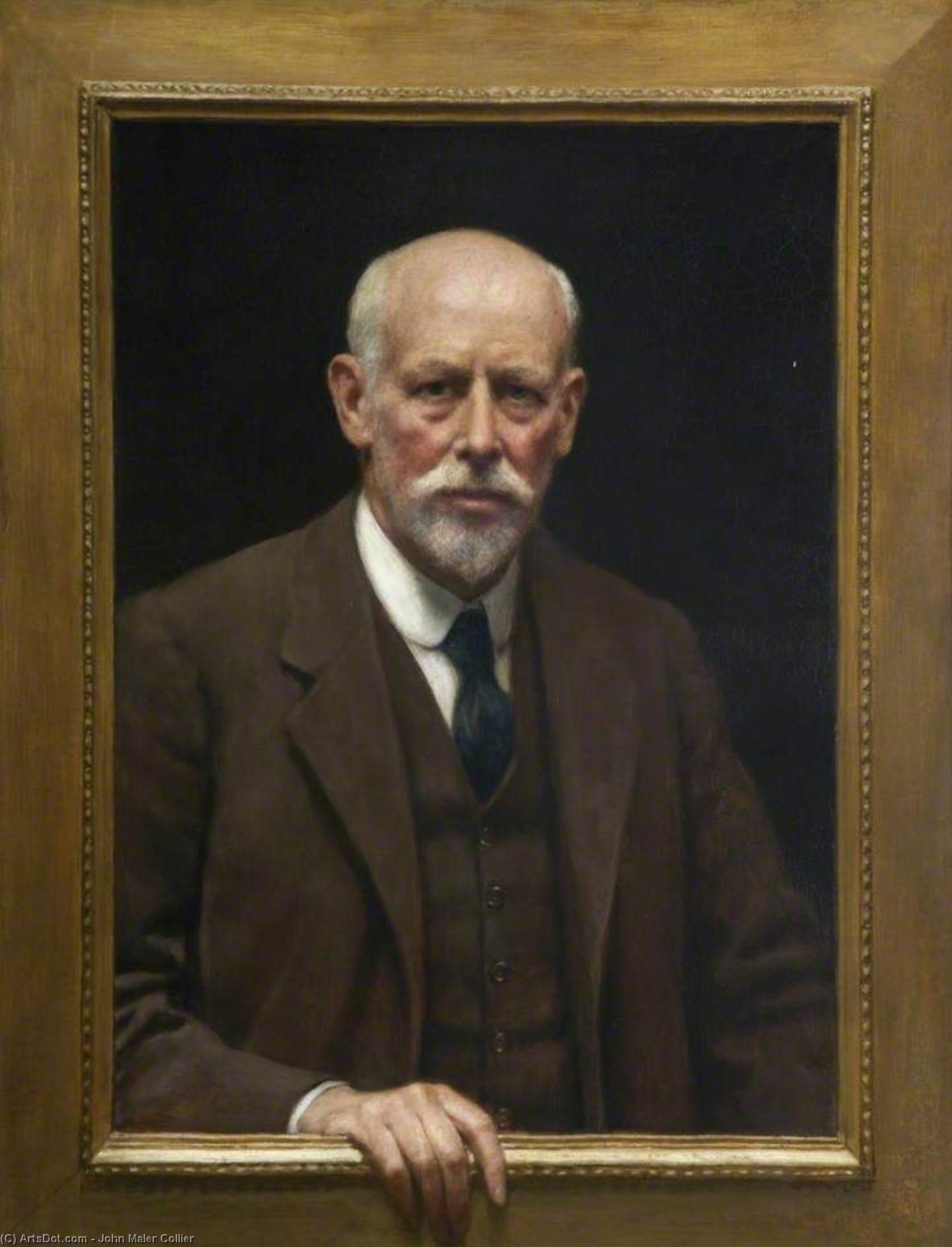 WikiOO.org - Encyclopedia of Fine Arts - Målning, konstverk John Maler Collier - Self Portrait