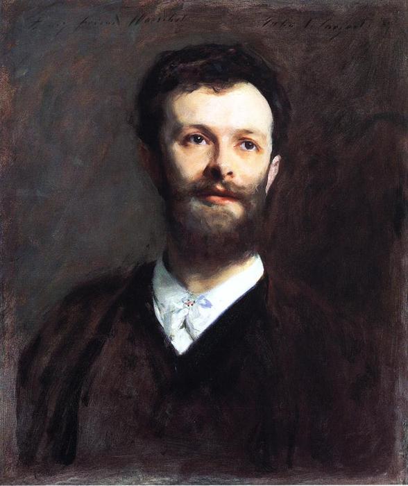 Wikioo.org - สารานุกรมวิจิตรศิลป์ - จิตรกรรม William Gilbert Gaul - Self Portrait