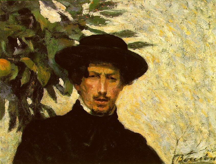 Wikoo.org - موسوعة الفنون الجميلة - اللوحة، العمل الفني Umberto Boccioni - Self Portrait (also known as As a Young Man)