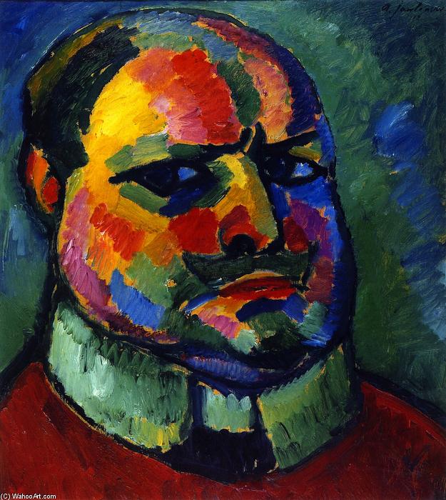 WikiOO.org - Enciclopédia das Belas Artes - Pintura, Arte por Alexej Georgewitsch Von Jawlensky - Self-Portrait