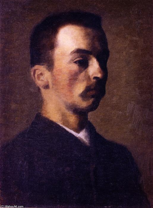 Wikioo.org - The Encyclopedia of Fine Arts - Painting, Artwork by Vilhelm (Hammershøi)Hammershoi - Self-Portrait